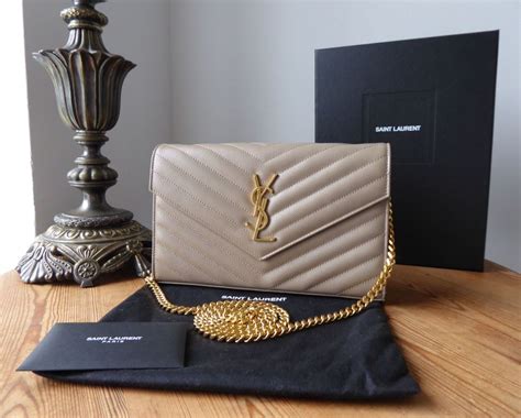 ysl envelope chain wallet bag|ysl cassandra wallet on chain.